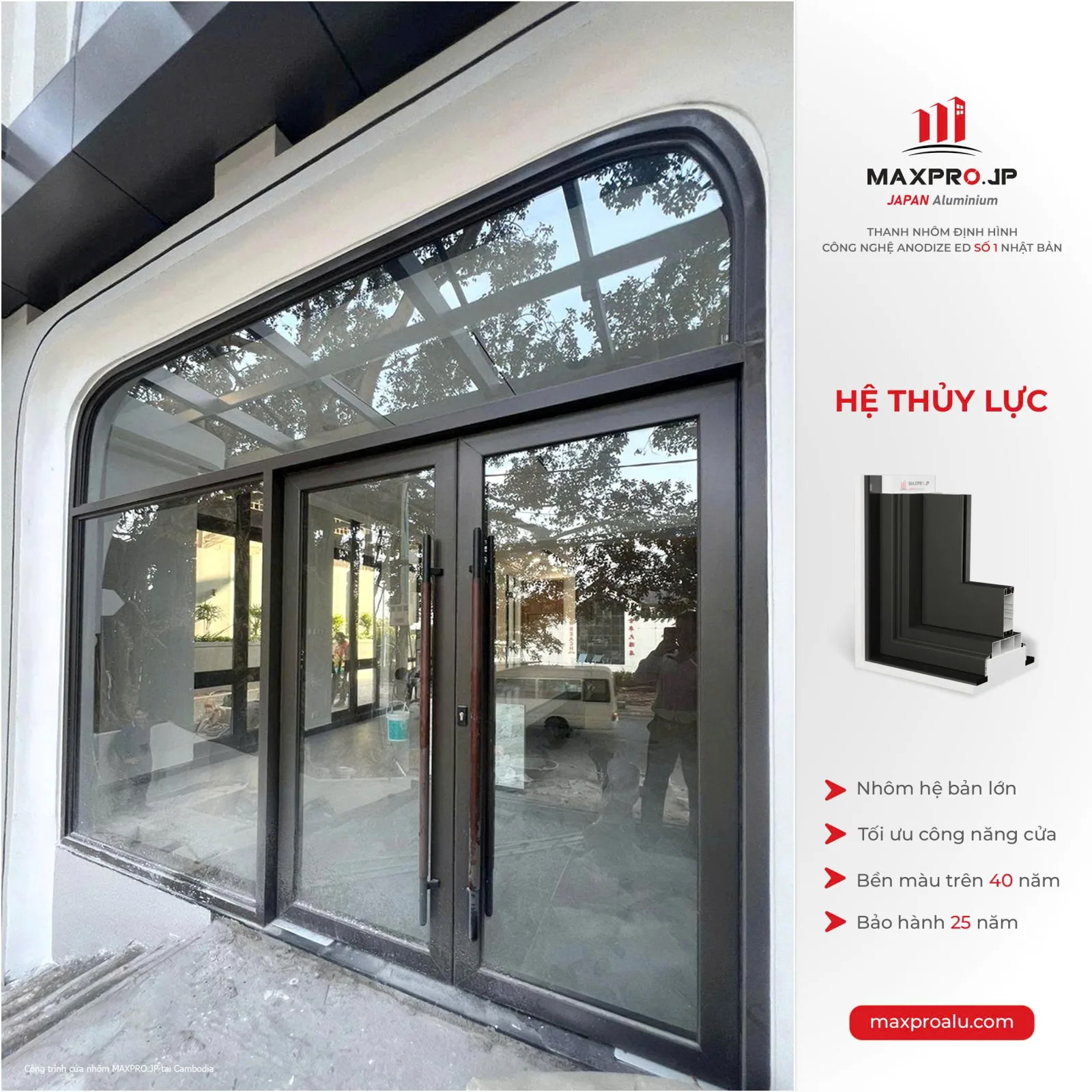 Nhôm Maxpro Hệ R200