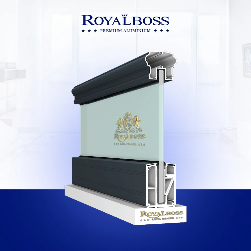 Hệ lan can nhôm kính RoyalBoss Premium